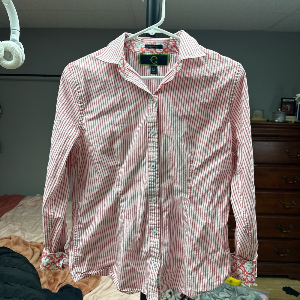 Brooks Brothers Striped Button-Up Shirt